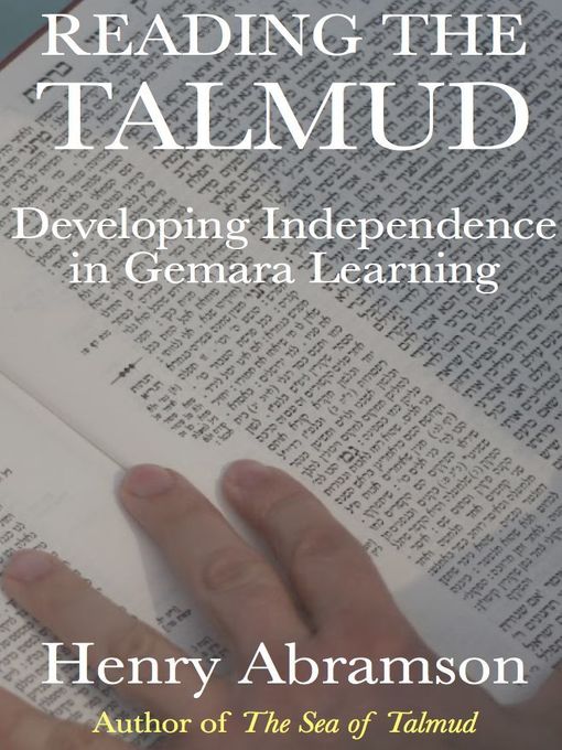 Title details for Reading the Talmud by Henry Abramson - Available